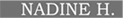 Logo Nadine H., Verlinkung zur Internetseite www.nadineh.de